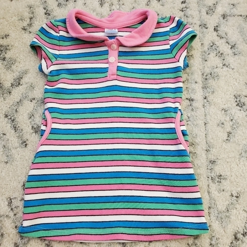 Crib Couture Girls 18M‎ Striped Shirt Dress Toddler